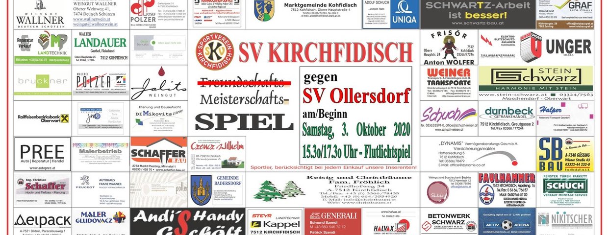 Heimspiel gegen den SV Ollersdorf