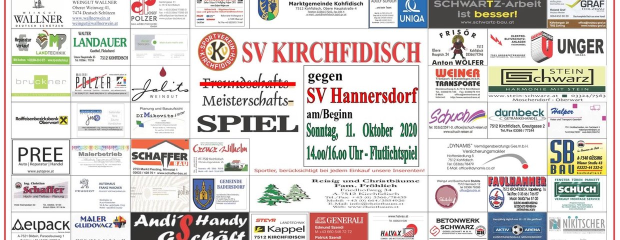 Heimspiel gegen SV Hannersdorf